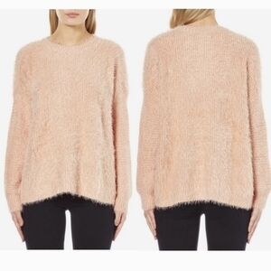 MINKPINK Soft Serve Knit Eyelash Fuzzy Sweater.